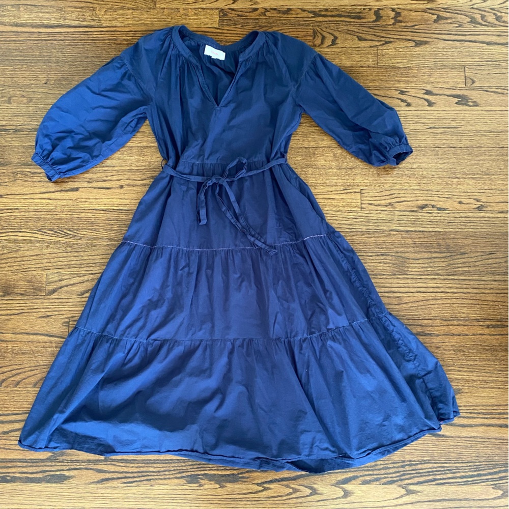 XIRENA tiered midi dress